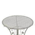 Dining set 3pcs Abriel pakoworld grey antique metal