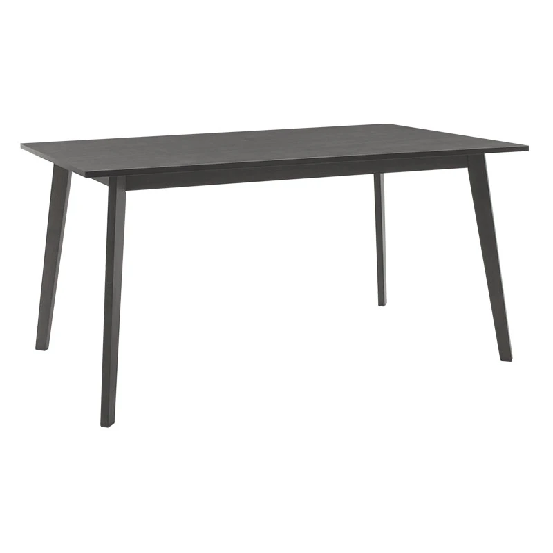 Dining set Benson - Orlean pakoworld 7pcs 150x90x75cm in rustic grey - γκρι  fabric