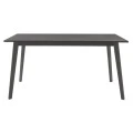Dining set Benson - Orlean pakoworld 7pcs 150x90x75cm in rustic grey - γκρι  fabric