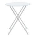Garden dining set 3pcs Walen pakoworld white metal
