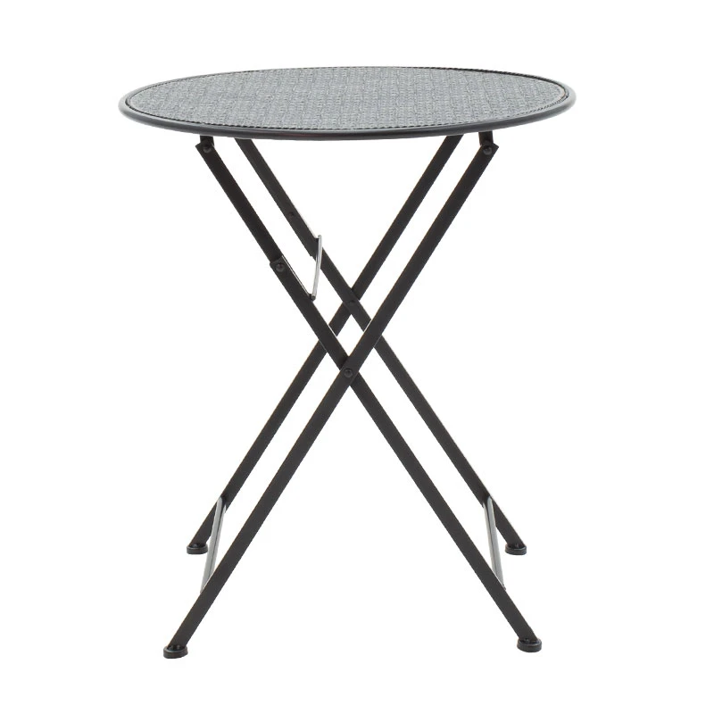 Garden dining set 3pcs Walen pakoworld black metal