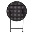 Garden dining set 3pcs Walen pakoworld black metal