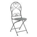 Garden dining set 3pcs Walen pakoworld black metal