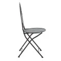 Garden dining set 3pcs Walen pakoworld black metal