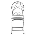 Garden dining set 3pcs Walen pakoworld black metal