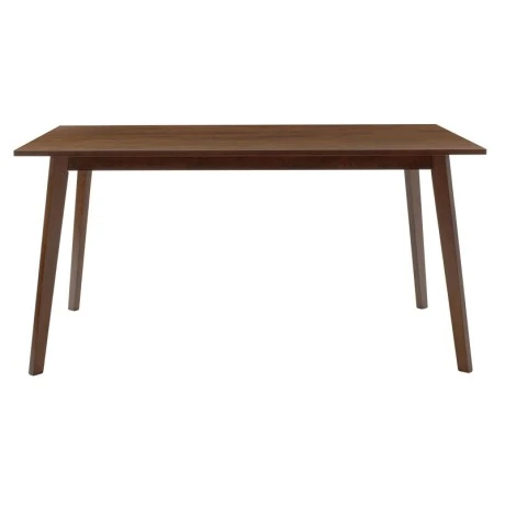 Dining table Benson pakoworld mdf - venner in walnut color 150x90x75cm