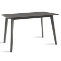 Τραπέζι Benson pakoworld MDF σε rustic grey απόχρωση 120x75x75εκ