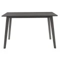 Τραπέζι Benson pakoworld MDF σε rustic grey απόχρωση 120x75x75εκ