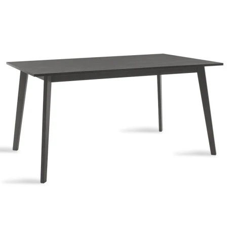 Dining table Benson pakoworld mdf - venner in rustic grey color 150x90x75cm