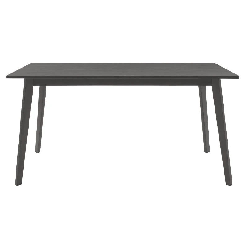 Τραπέζι Benson pakoworld MDF σε rustic grey απόχρωση 150x90x75εκ