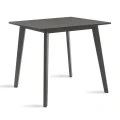Τραπέζι Benson pakoworld MDF σε rustic grey απόχρωση 80x80x75εκ