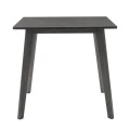 Τραπέζι Benson pakoworld MDF σε rustic grey απόχρωση 80x80x75εκ