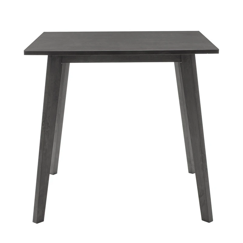 Τραπέζι Benson pakoworld MDF σε rustic grey απόχρωση 80x80x75εκ