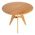 Cadrada table pakoworld teak wood in natural shade D80x76cm
