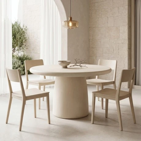 Cocedo pakoworld MGO cream table D120x76cm