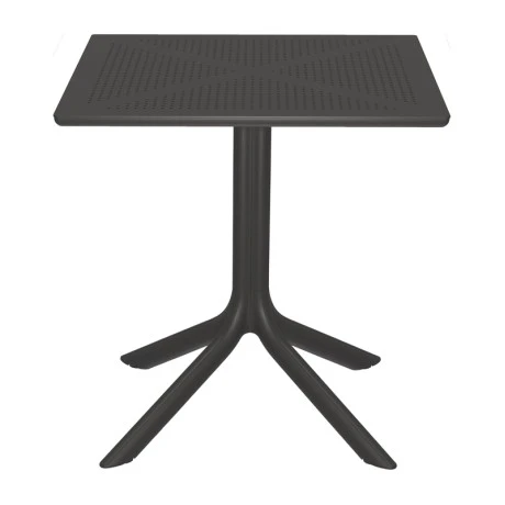 Groovy table pakoworld pp perforated anthraicte 60x60x76cm