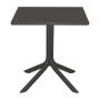 Groovy table pakoworld pp perforated anthraicte 60x60x76cm