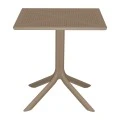 Groovy table pakoworld pp perforated cappuccino 60x60x76cm