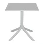 Groovy table pakoworld pp perforated white 60x60x76cm