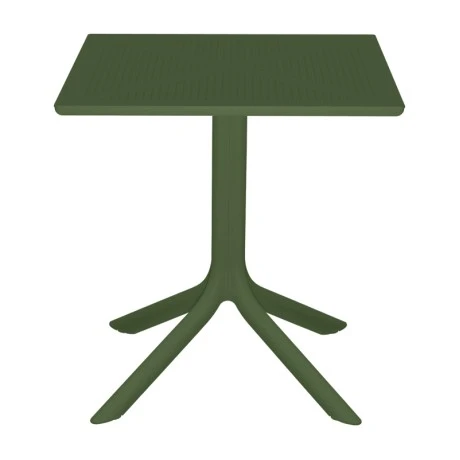 Groovy table pakoworld pp perforated dark green 60x60x76cm