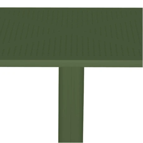 Groovy table pakoworld pp perforated dark green 60x60x76cm