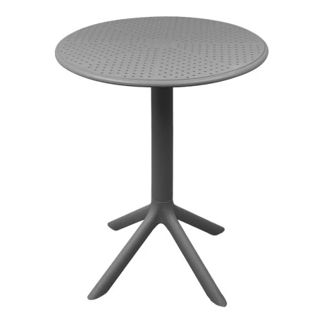 Merkon pakoworld perforated table anthracite PP D60x75cm