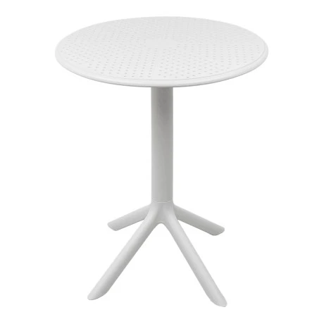 Merkon pakoworld table white perforated PP D60x75cm