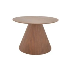 Donda pakoworld coffee table mdf-metal in walnut shade D60x46cm