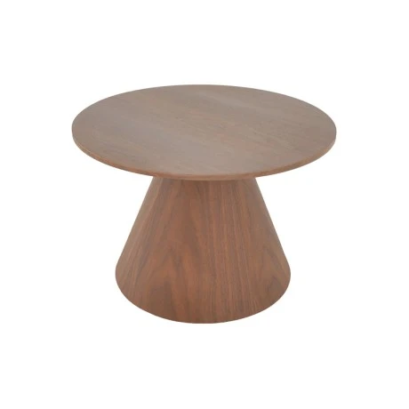 Donda pakoworld coffee table mdf-metal in walnut shade D60x46cm
