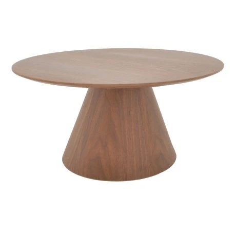 Donda pakoworld coffee table mdf-metal in walnut shade D80x40cm