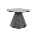 Donda pakoworld coffee table mdf-metal in black shade D60x46cm