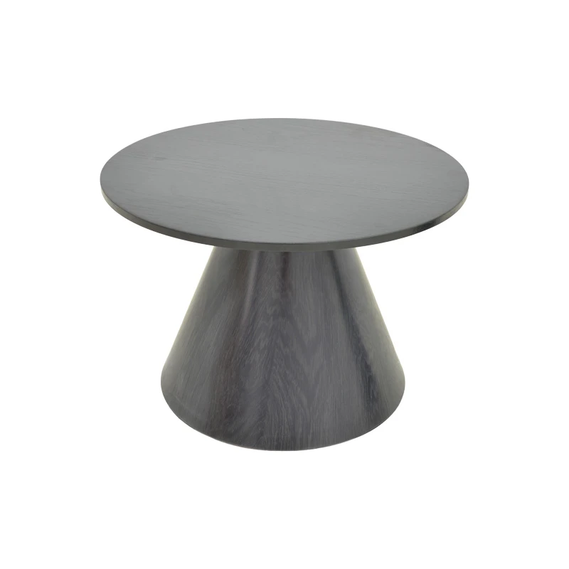 Donda pakoworld coffee table mdf-metal in black shade D60x46cm