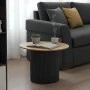 Dovel pakoworld coffee table mdf in sonoma-black metal D70x45cm