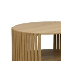 Coffee table Heavenly pakoworld MDF natural D83x38cm