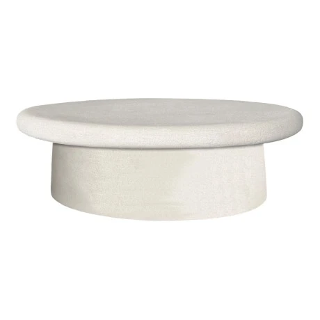 Τραπέζι σαλονιού Herona pakoworld mdf λευκό 100x60x32εκ