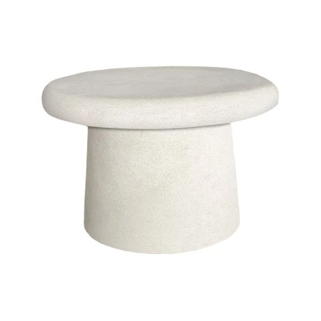 Τραπέζι σαλονιού Herona pakoworld mdf λευκό Φ60x40εκ