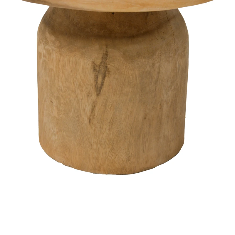 Coffee table Tobola pakoworld suar wood in natural color D60x45cm