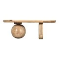 Coffee table Kane pakoworld solid acacia wood in natural color 110x72x38cm