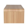 Τραπέζι σαλονιού Kelba pakoworld mdf σε φυσική απόχρωση 100x50x35,5εκ