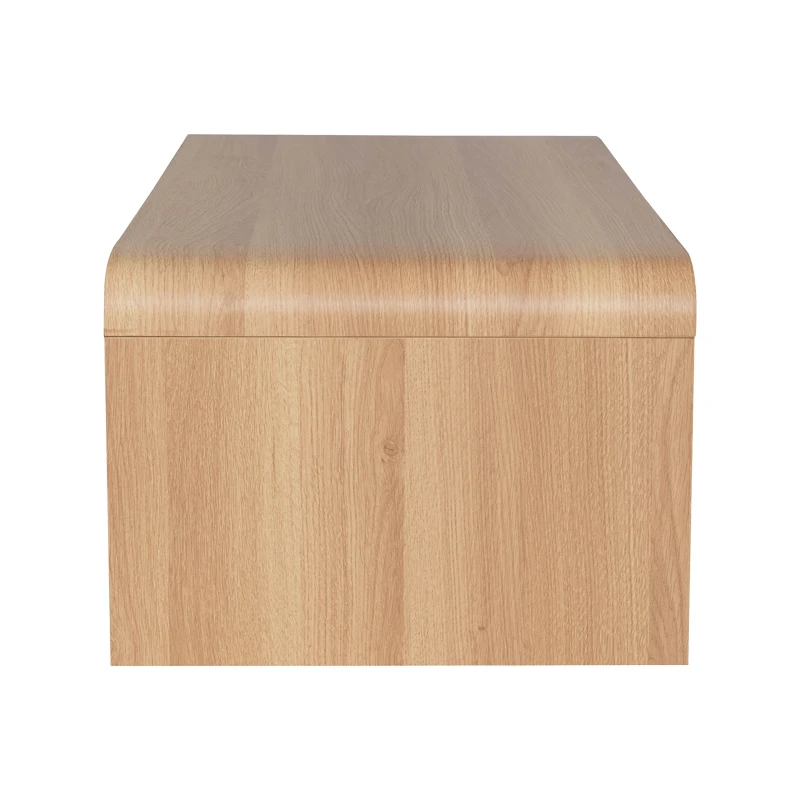 Τραπέζι σαλονιού Kelba pakoworld mdf σε φυσική απόχρωση 100x50x35,5εκ