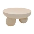 Coffee table Mikawa pakoworld MGO cream D70x34cm