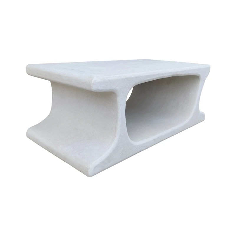 Τραπέζι σαλονιού Nafel pakoworld mdf λευκό 120x60x45εκ