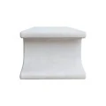 Τραπέζι σαλονιού Nafel pakoworld mdf λευκό 120x60x45εκ