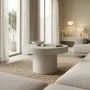 Coffee table Umbra pakoworld grey beige MGO D64.5x43cm