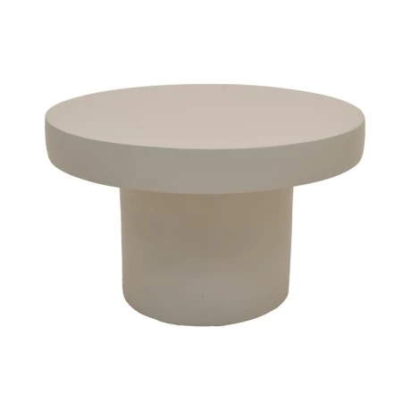 Τραπέζι σαλονιού Umbra pakoworld γκρι μπεζ MGO Φ64.5x43εκ