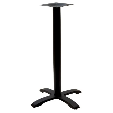 Table base bar medium height Poise pakoworld cast iron four leged black 62x62x94cm