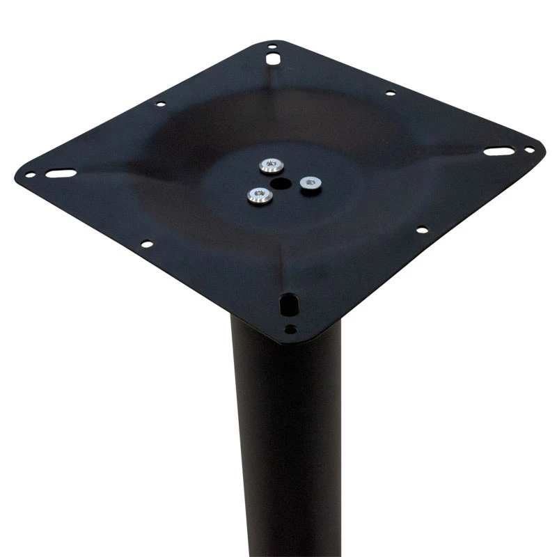 Table base bar medium height Poise pakoworld cast iron four leged black 62x62x94cm
