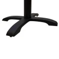 Table base bar Ntona pakoworld metal black 62x62x108cm