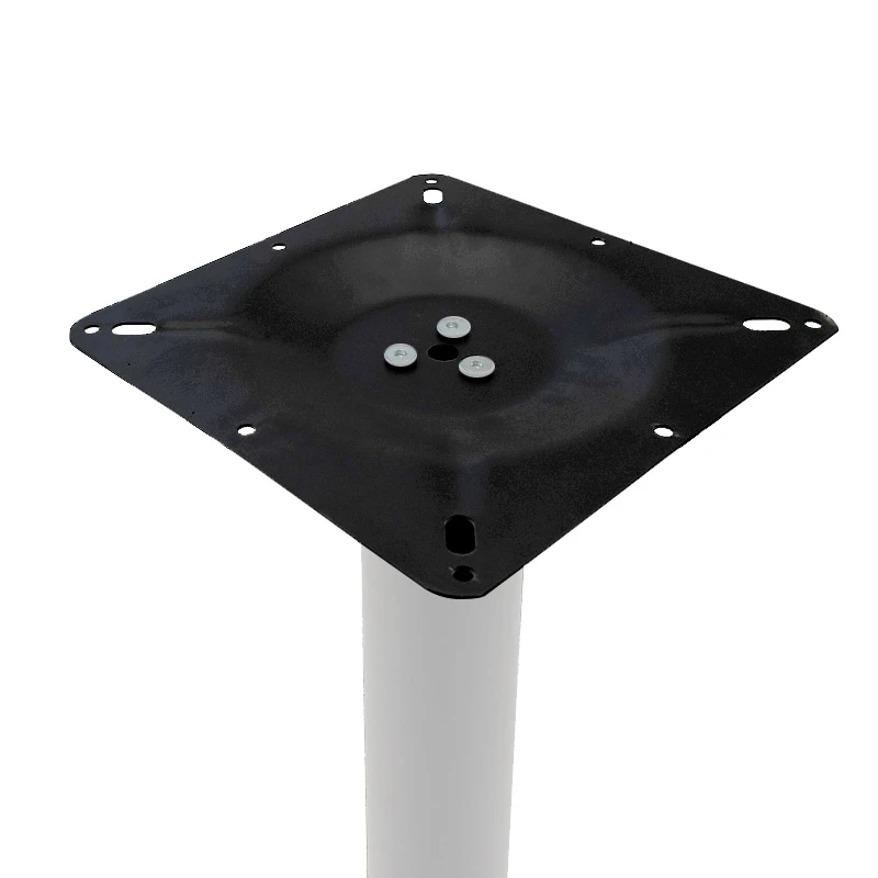 Table base bar Staid  pakoworld metal white-black 40x40x94cm