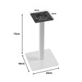 Batan I pakoworld metal table base white 40x40x72cm